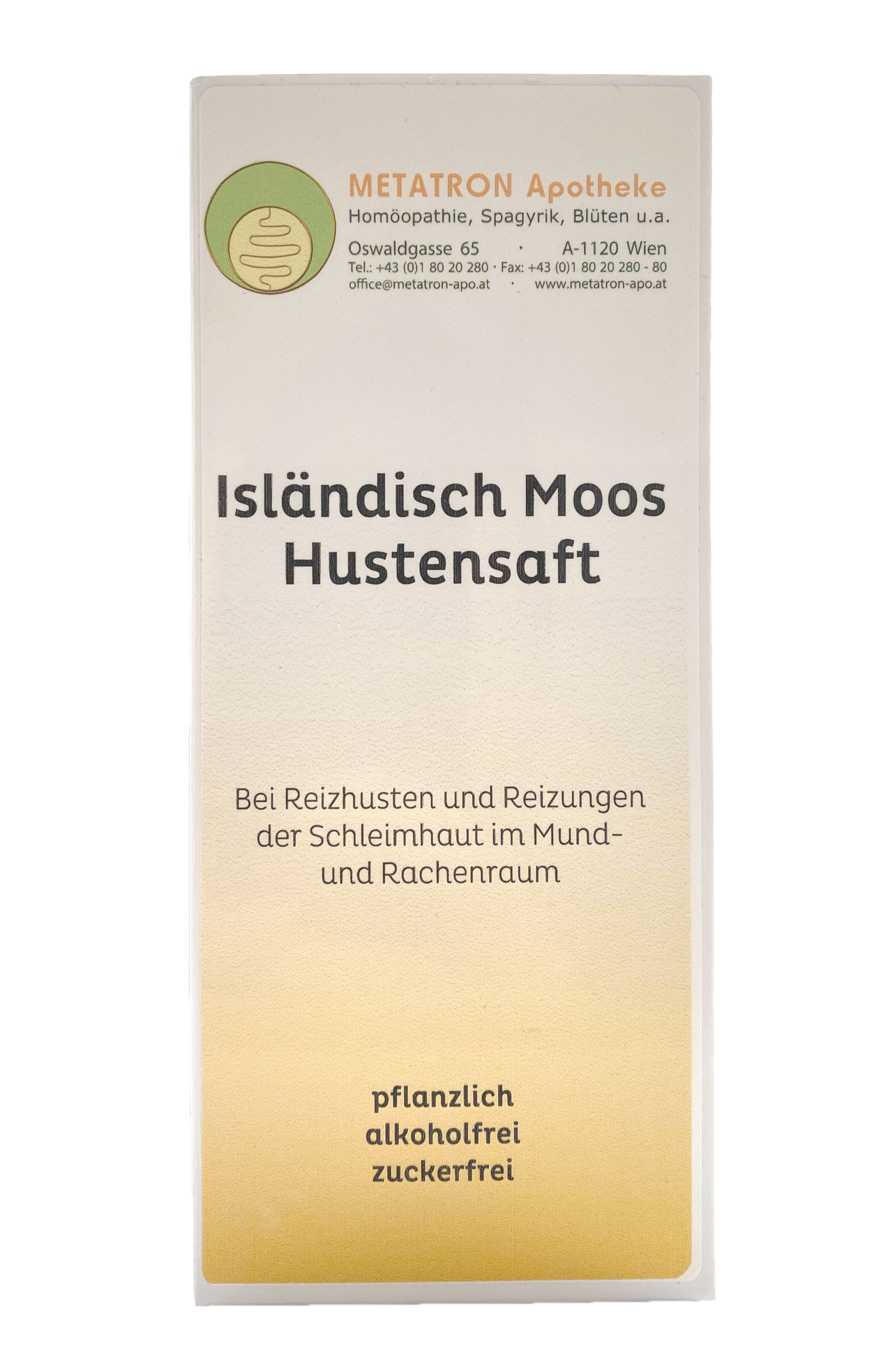 Isländisch Moos Hustensaft